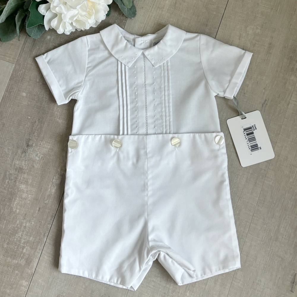 White Heirloom Bobby Suit Feltman Brothers Special Occasion Ring Bearer NWT